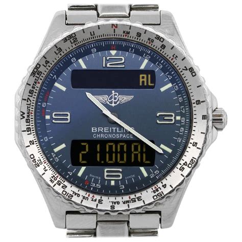 breitling chronometer 2002 mit digitalanzeige